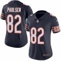 Women's Nike Chicago Bears #82 Logan Paulsen Limited Navy Blue Rush NFL Jersey