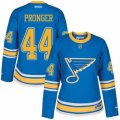 Womens Reebok St. Louis Blues #44 Chris Pronger Authentic Blue 2017 Winter Classic NHL Jersey