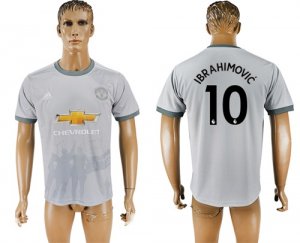 2017-18 Manchester United 10 IBRAHIMOVIC Third Away Thailand Soccer Jersey