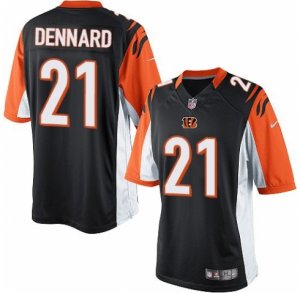 Men\'s Nike Cincinnati Bengals #21 Darqueze Dennard Limited Black Team Color NFL Jersey