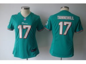 Nike Women miami dolphins #17 tannehill green jerseys