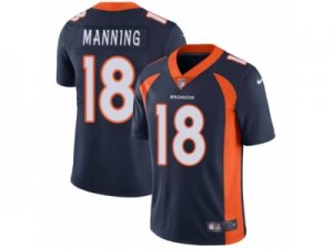 Mens Nike Denver Broncos #18 Peyton Manning Vapor Untouchable Limited Navy Blue Alternate NFL Jersey