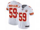 Women Nike Kansas City Chiefs #59 Justin March-Lillard Vapor Untouchable Limited White NFL Jersey