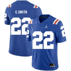 Florida Gators #22 Emmitt Smith Blue Throwback College