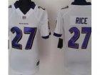 Nike Women NFL Baltimore Ravens #27 Ray Rice White Jerseys