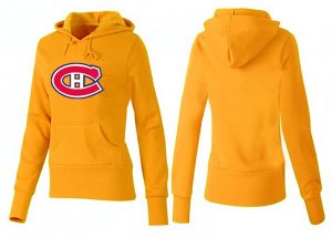 NHL Women Montreal Canadiens Logo Pullover Hoodie 24