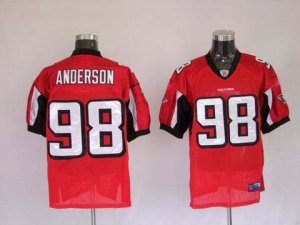 nfl atlanta falcons #98 anderson red