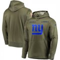 Nike Giants Olive Salute To Service Mens Pullove Hoodie