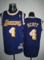 nba fans los angeles lakers #4 scott swingman purple