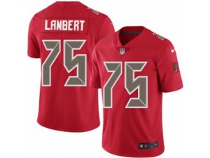 Nike Tampa Bay Buccaneers #75 Davonte Lambert Limited Red Rush NFL Jersey