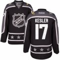 Mens Reebok Anaheim Ducks #17 Ryan Kesler Authentic Black Pacific Division 2017 All-Star NHL Jersey