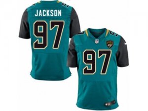 Nike Jacksonville Jaguars #97 Malik Jackson Elite Teal Green Team Color NFL Jersey