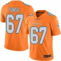 Youth Nike Miami Dolphins #67 Laremy Tunsil Limited Orange Rush NFL Jersey