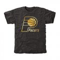 Indiana Pacers Gold Collection Tri-Blend T-Shirt Black
