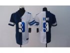 Nike Women Dallas cowboys #9 Tony Romo white-blue jerseys[Elite split]