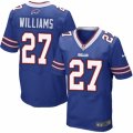 Mens Nike Buffalo Bills #27 Duke Williams Elite Royal Blue Team Color NFL Jersey