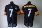 nike nfl jerseys pittsburgh steelers #7 roethlisberger black Elite jersey