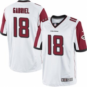 Mens Nike Atlanta Falcons #18 Taylor Gabriel Limited White NFL Jersey