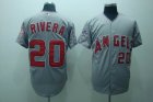 mlb los angeles angels #20 rivera grey[cool base]