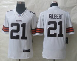 Nike Cleveland Browns #21 Gilbert White Jerseys(Limited)