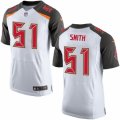 Mens Nike Tampa Bay Buccaneers #51 Daryl Smith Elite White NFL Jersey