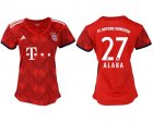 2018-19 Bayern Munich 27 Home Women Soccer Jersey