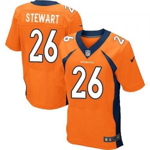 Nike Denver Broncos #26 Darian Stewart Orange jerseys(Elite)