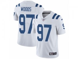Mens Nike Indianapolis Colts #97 Al Woods Vapor Untouchable Limited White NFL Jersey