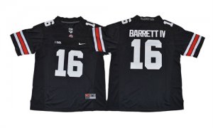 Ohio State Buckeyes #16 J.T. Barrett IV black College Football Jersey