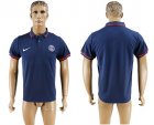 Paris St-Germain Navy Soccer Polo Shirt