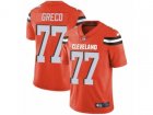 Nike Cleveland Browns #77 John Greco Vapor Untouchable Limited Orange Alternate NFL Jersey