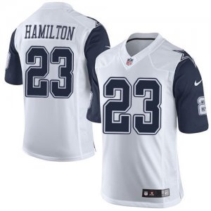 Nike Dallas Cowboys #23 Jakar Hamilton White Rush Jerseys(Limited)