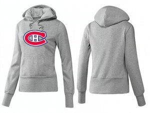 NHL Women Montreal Canadiens Logo Pullover Hoodie 23