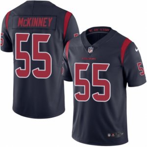 Mens Nike Houston Texans #55 Benardrick McKinney Limited Navy Blue Rush NFL Jersey