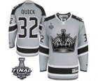 nhl jerseys los angeles kings #32 quick grey[stadium][2014 stanley cup]