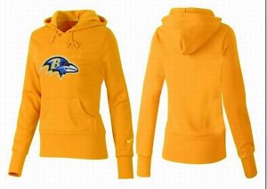 Women Baltimore Ravens Logo Pullover Hoodie-024