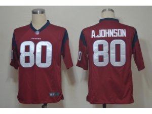 Nike NFL Houston Texans #80 A.Johnson Red Game Jerseys