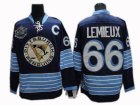 Pittsburgh Penguins #66 Marion Lemieux 2011 Winter Classic dk,bl