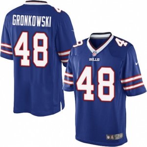 Mens Nike Buffalo Bills #48 Glenn Gronkowski Limited Royal Blue Team Color NFL Jersey