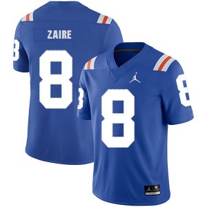 Florida Gators #8 Malik Zaire Blue Throwback College Football Jersey