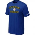 Pittsburgh Steelers Heart & Soul Blue T-Shirt