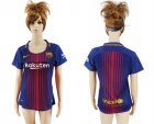 2017-18 Barcelona Home Women Soccer Jersey