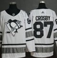 Penguins #87 Sidney Crosby White 2019 NHL All-Star Game