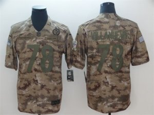 Nike Steelers #78 Alejandro Villanueva Camo Salute To Service Limited Jersey