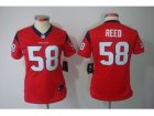 Nike Women Houston Texans #58 Reed Red Jerseys