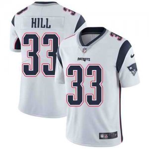 Nike Patriots #33 Jeremy Hill White Vapor Untouchable Limited Jersey