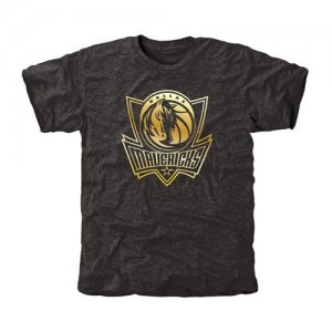 Dallas Mavericks Gold Collection Tri-Blend T-Shirt Black