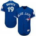 2016 Men Toronto Blue Jays #19 Jose Bautista Blue Flexbase Authentic Collection Player Jersey