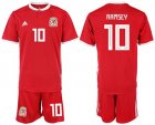 2018-19 Welsh 10 RAMSEY Home Soccer Jersey