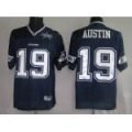 nfl dallas cowboys 19 austin blue[50th patch]